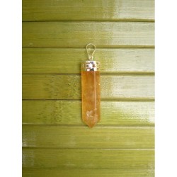 Pendentif simple terminaison Citrine