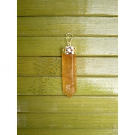 Pendentif simple terminaison Citrine