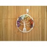 Pendentif argenté Arbre de vie Chakra