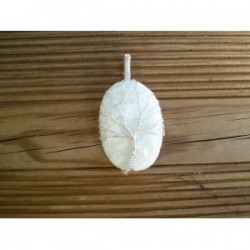 Pendentif indien Arbre en Amazonite