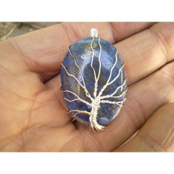 Pendentif indien Arbre en Lapis Lazuli