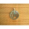 Pendentif Tibétain Aum Rond Turquoise