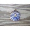 Pendentif Tibétain Lapis Lazuli Kalachakra 2.9cm