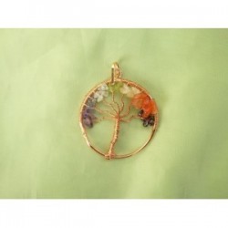 Pendentif Arbre de vie Chakra