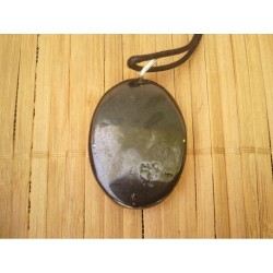 Pendentif Triskel en Obsidienne noire