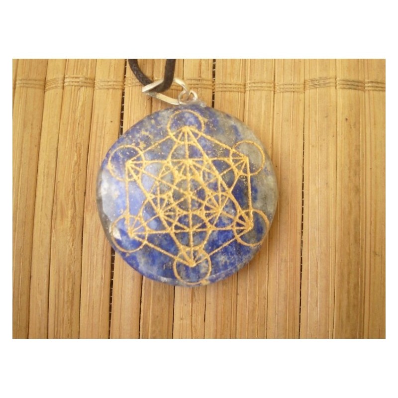 Pendentif Metatron en Lapis Lazuli