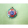 PENDENTIF TIBÉTAIN OM TURQUOISE