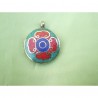 Pendentif Tibétain Om turquoise