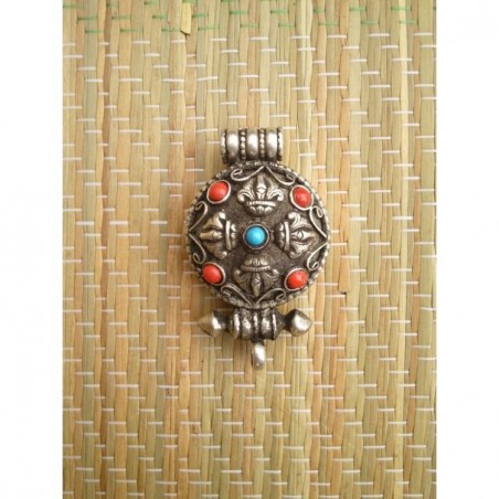 Pendentif Tibétain Gao ou Ghau Dorje