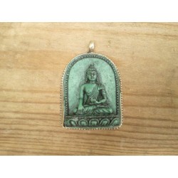 Pendentif Amulette Tibétain Bouddha Shakyamuni