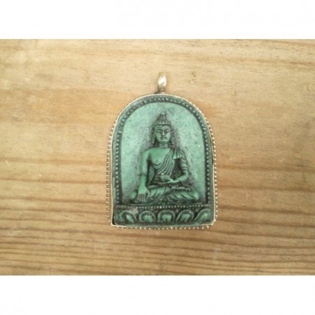 Pendentif Amulette Tibétain Bouddha