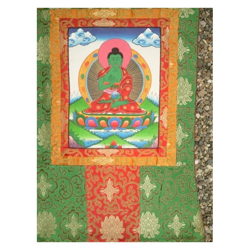 Thangka de Bouddha  Amoghasiddhi 80x50cm