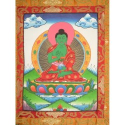 Thangka de Bouddha  Amoghasiddhi 80x50cm
