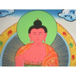 Thangka Bouddha Amitabha Tangka 78x49cm