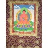 Thangka Bouddha Amitabha Tangka 78x49cm