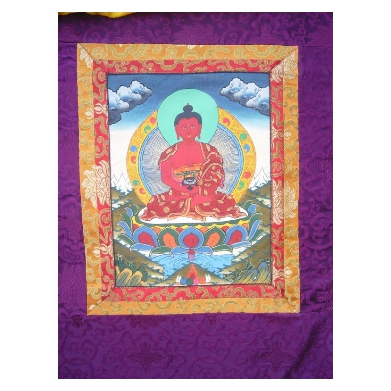 Thangka Bouddha Amitabha 80x49cm