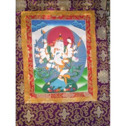 Thangka de Ganesh 83x49cm...