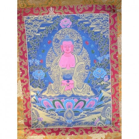 Thangka Bouddha Amithaba Tangka 86x52cm