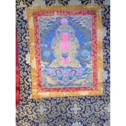 Thangka Bouddha Amithaba Tangka 86x52cm