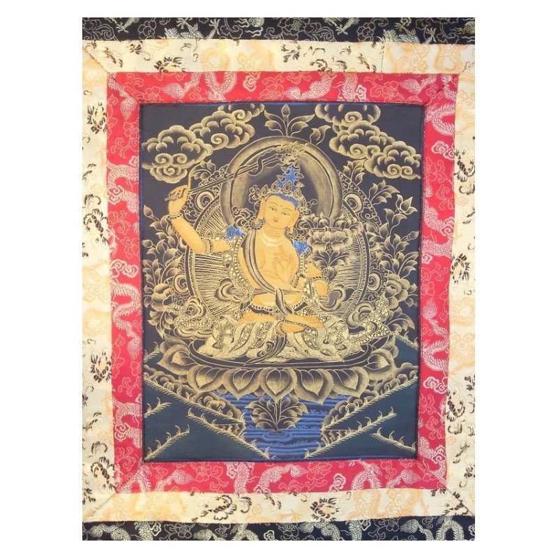 Thangka Bouddha Manjushri ( Manjushree) Tangka 72x46cm