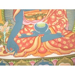 Thangka Bouddha medecine Tangka 85x50cm