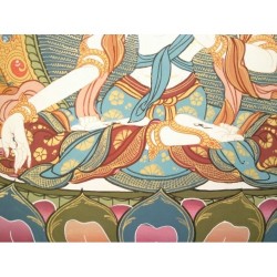 Thangka Tara Blanche 87x50cm Tangka