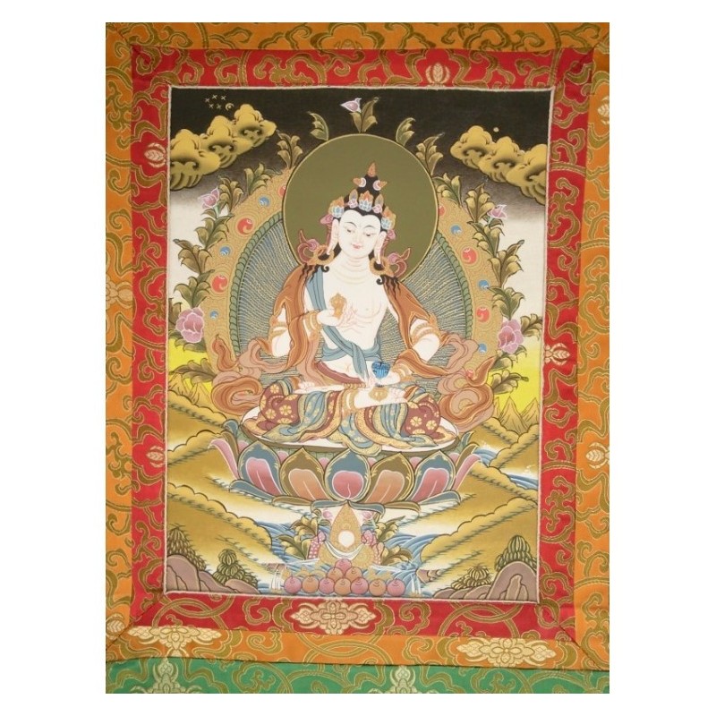 Thangka Bouddha Vajrasattva Tangka 83x51cm