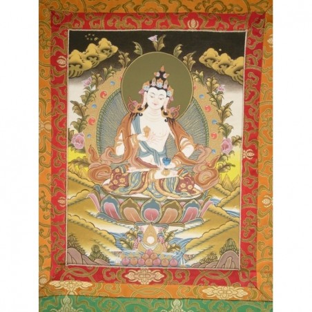 Thangka Bouddha Vajrasattva Tangka 83x51cm