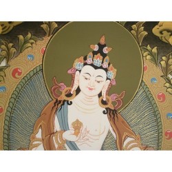 Thangka Bouddha Vajrasattva Tangka 83x51cm