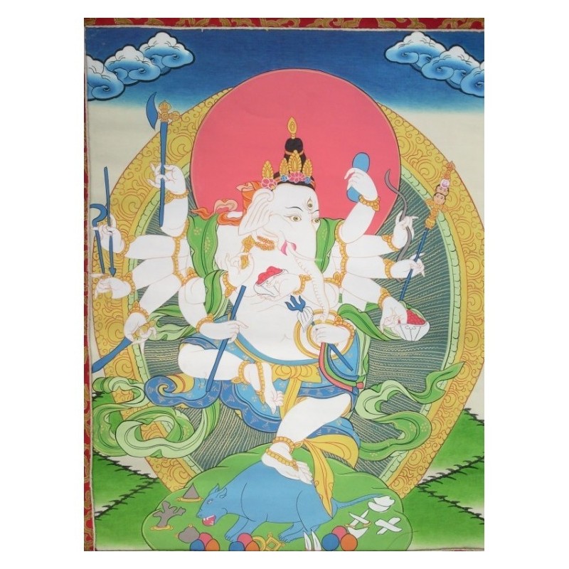 Thangka de Ganesh 107x63cm Tangka