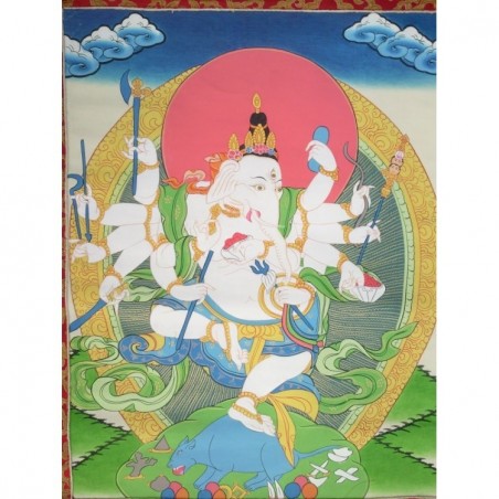 Thangka de Ganesh 107x63cm Tangka