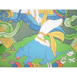 Thangka de Ganesh 107x63cm Tangka