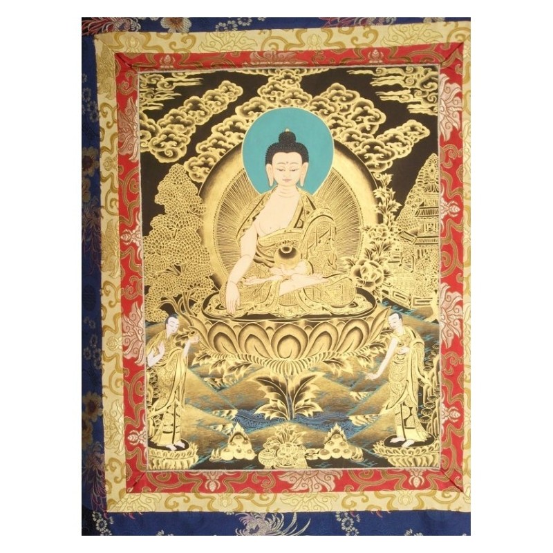 Thangka Bouddha Shakyamuni ( Sakyamuni ) Tangka 113x64cm