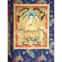 Thangka Bouddha Shakyamuni ( Sakyamuni ) Tangka 113x64cm