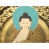 Thangka Bouddha Shakyamuni ( Sakyamuni ) Tangka 113x64cm