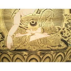 Thangka Bouddha Shakyamuni ( Sakyamuni ) Tangka 113x64cm