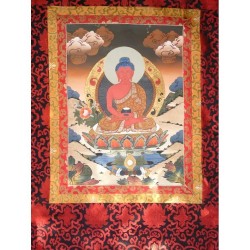 Thangka Bouddha Amitabha Tangka 109x60cm