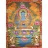 Thangka Bouddha medecine Tangka 106x63cm