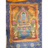 Thangka Bouddha medecine Tangka 106x63cm