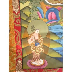 Thangka Bouddha medecine Tangka 106x63cm