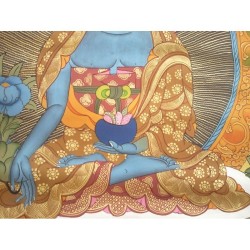 Thangka Bouddha medecine Tangka 106x63cm