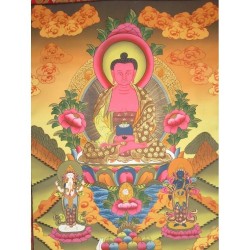 Thangka Bouddha Amitabha...