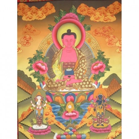 Thangka Bouddha Amitabha Tangka 106x63cm