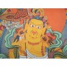 Thangka Bouddha Yellow Zambala ou Dzambhala 121x69cm