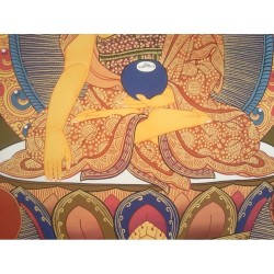 Thangka Bouddha Shakyamuni ( Sakyamuni ) Tangka 121x67cm