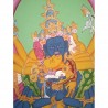 Thangka Bouddha Vajrabhairava 125x72cm ou Yamantaka