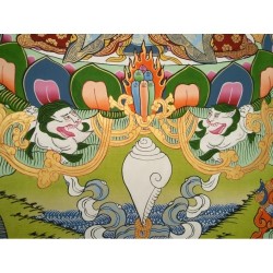 Thangka bouddha Chenrezig Tangka Tchenrezi