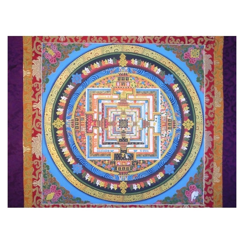 Thangka Mandala Kalachakra  Tangka 109x74cm