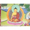 Thangka de Bouddha Vairocana 120x70cm