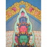 Thangka Bouddha Avalokiteshvara Tangka 120x69cm ou Chenrezig mille bras